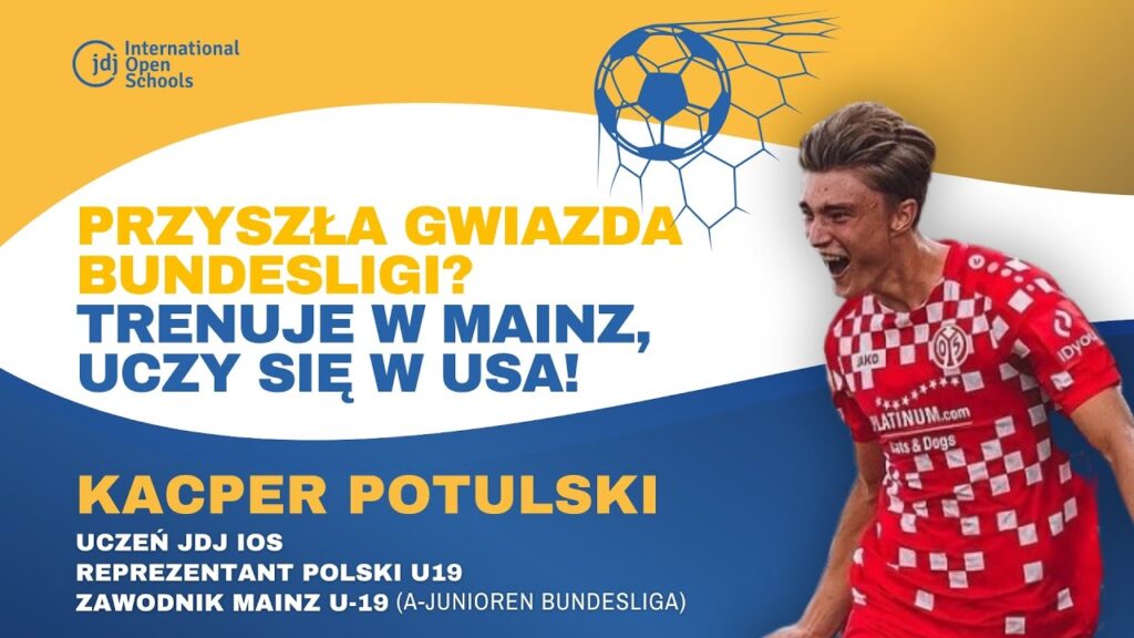 Reprezentant Polski U19, gra w Niemczech, uczy się online w USA – Kacper Potulski!